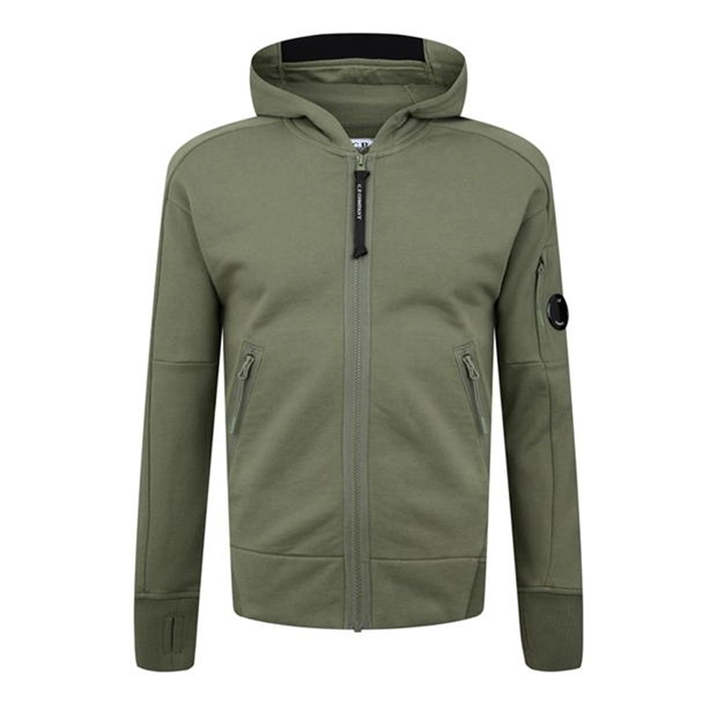 CP Company Goggle Lens Hoodie - Green